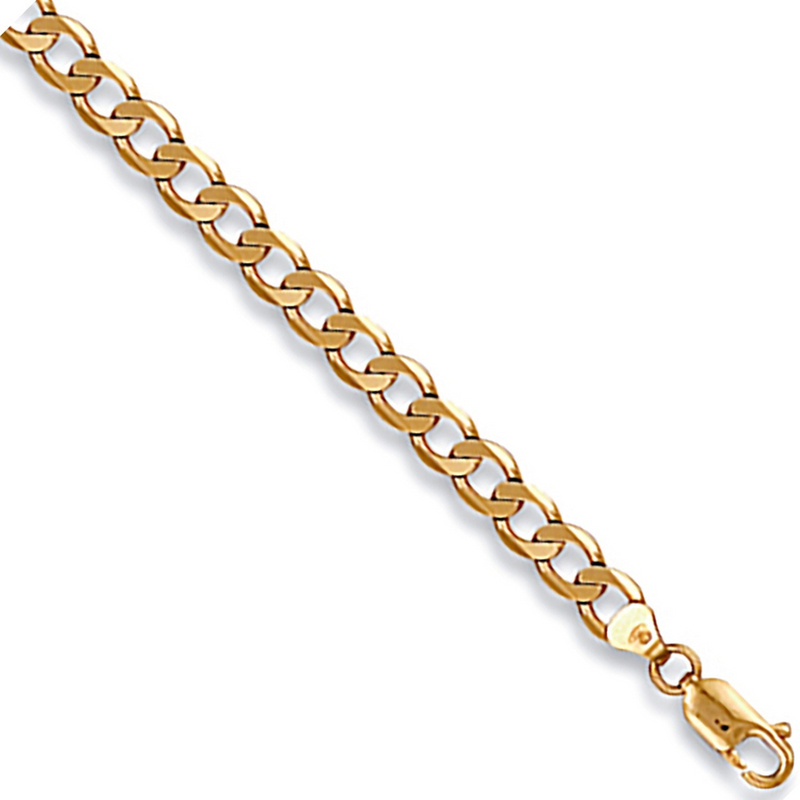 Curb Bracelet - 9ct Yellow Gold