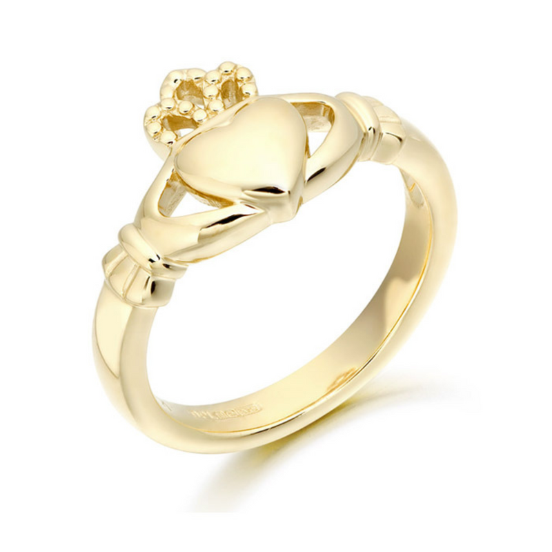 Claddagh Ring - 9ct Yellow Gold