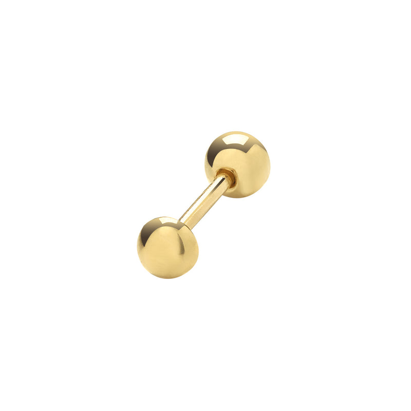 Dome Piercing - 9ct Yellow Gold - Hanratty Jewellers