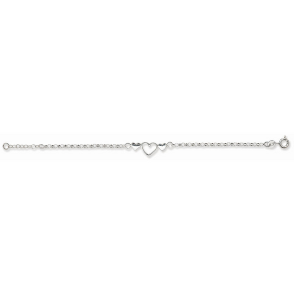 Triple Heart Bracelet - Sterling Silver