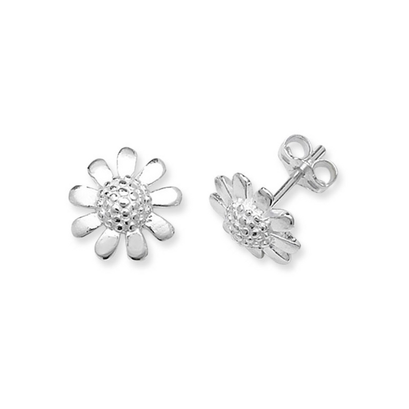 Flower Earrings - Sterling Silver