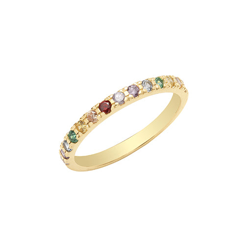 The Rainbow Ring- 9ct Yellow Gold