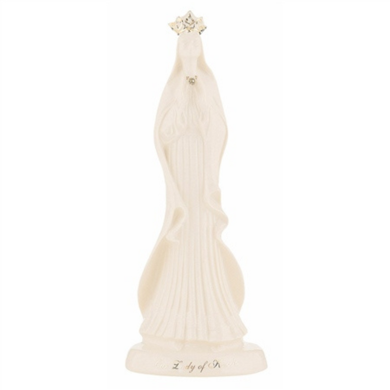 Belleek Classic Lady Of Knock Statue