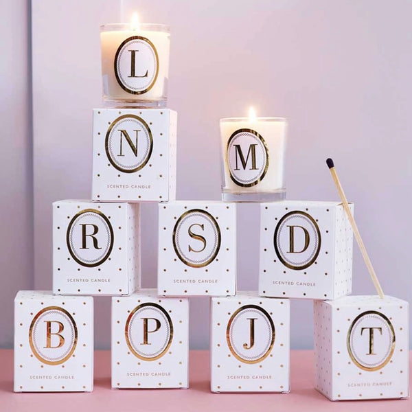 Bloomsbury Alphabet Candle