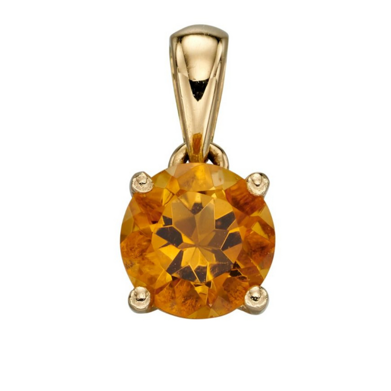 November Birthstone Pendant - 9ct Gold