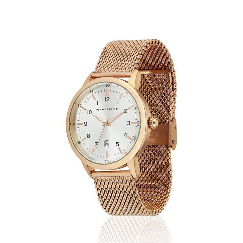 Gents Gold Plated Mesh Watch - Newbridge Silverware - Hanratty Jewellers