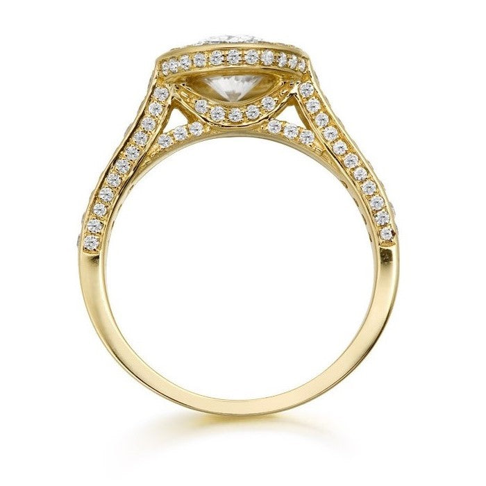 Astute CZ Ring - 9CT YELLOW GOLD