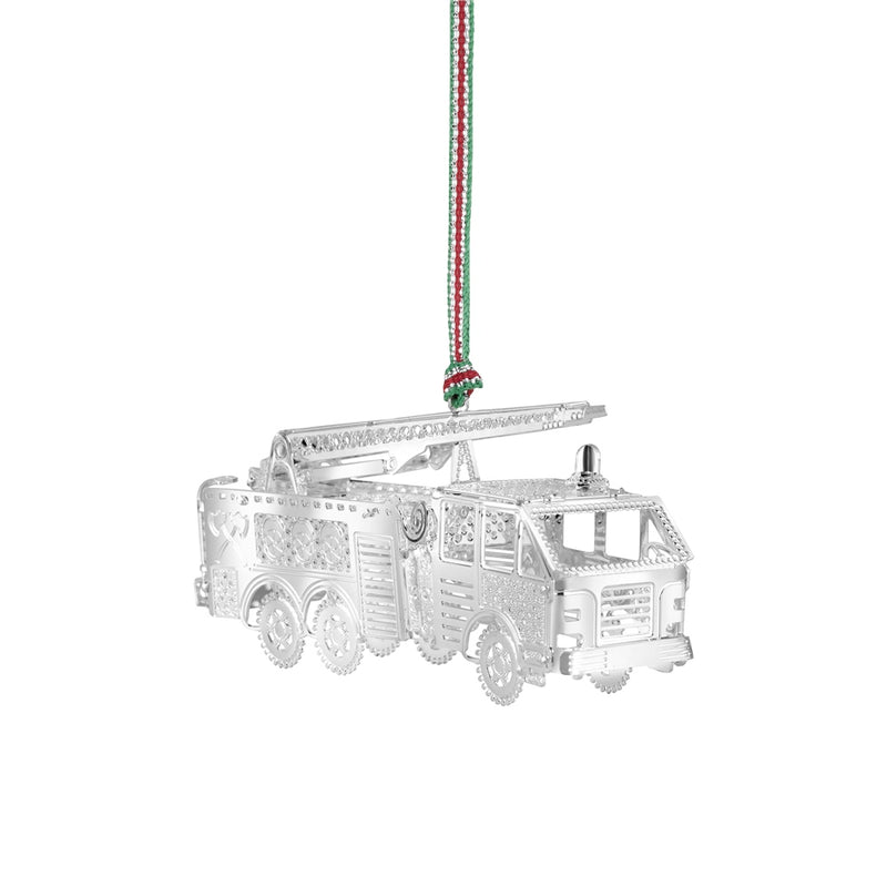 FIRE TRUCK CHRISTMAS TREE DECORATION - NEWBRIDGE SILVERWARE